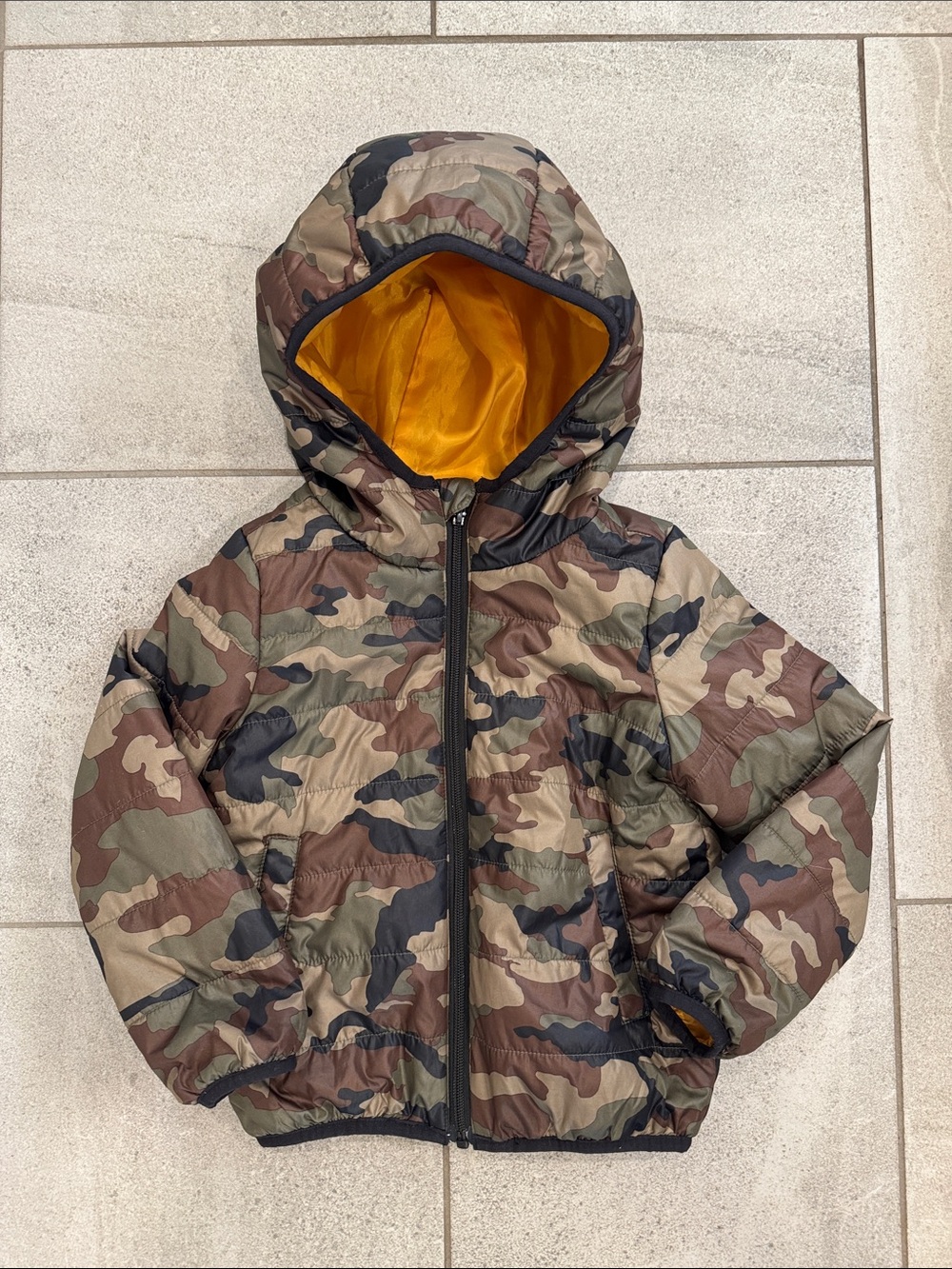 Joe Fresh Boys Camouflage Hooded Jacket, Sz 5T